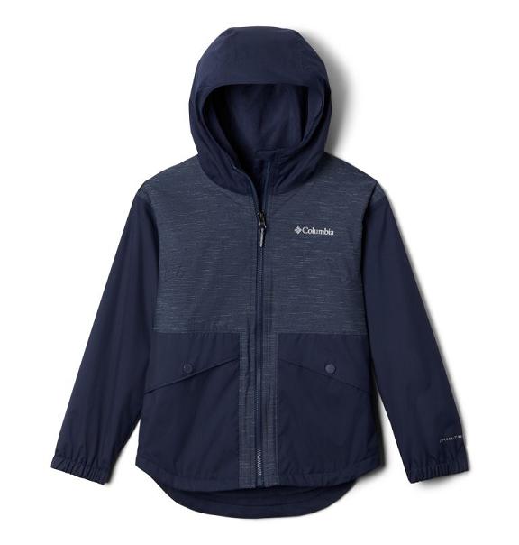 Columbia Rainy Trails Fleece Jacket Blue For Girls NZ51469 New Zealand